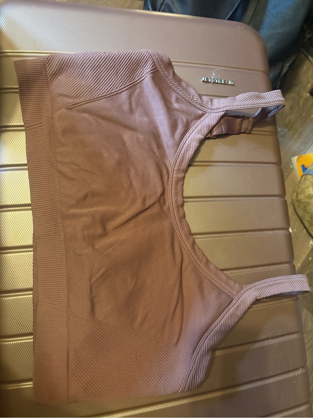 🛍️2/$15🛍️Old Navy Brown Seamless Active Sports Bra